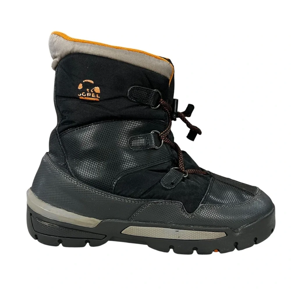 Sorel Armor Winter Boots Black Womens‎ 6 Snow Outdoor Trail Cozy Utility Alpine